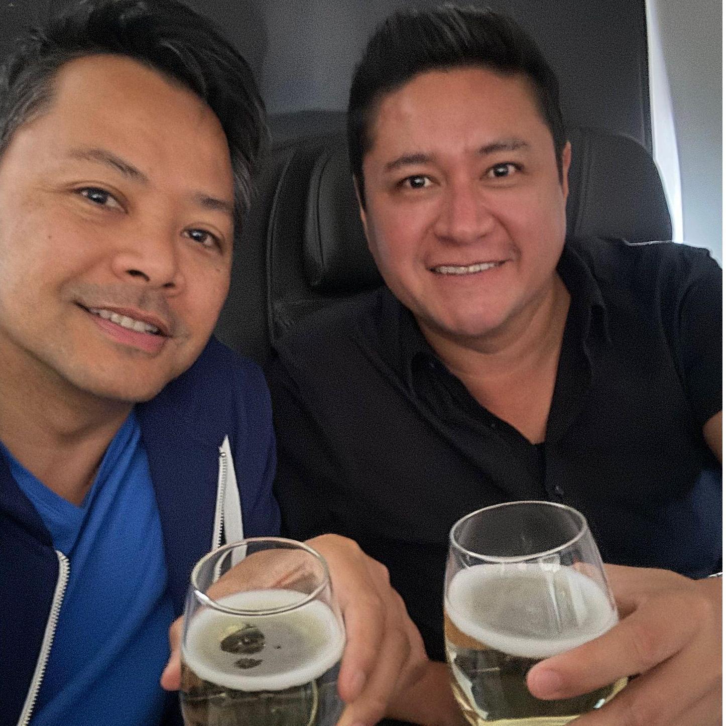 Celebrating my birthday while flying the friendly skies