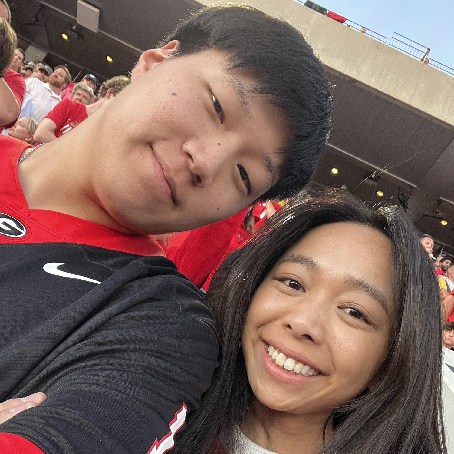 Our first UGA game :)