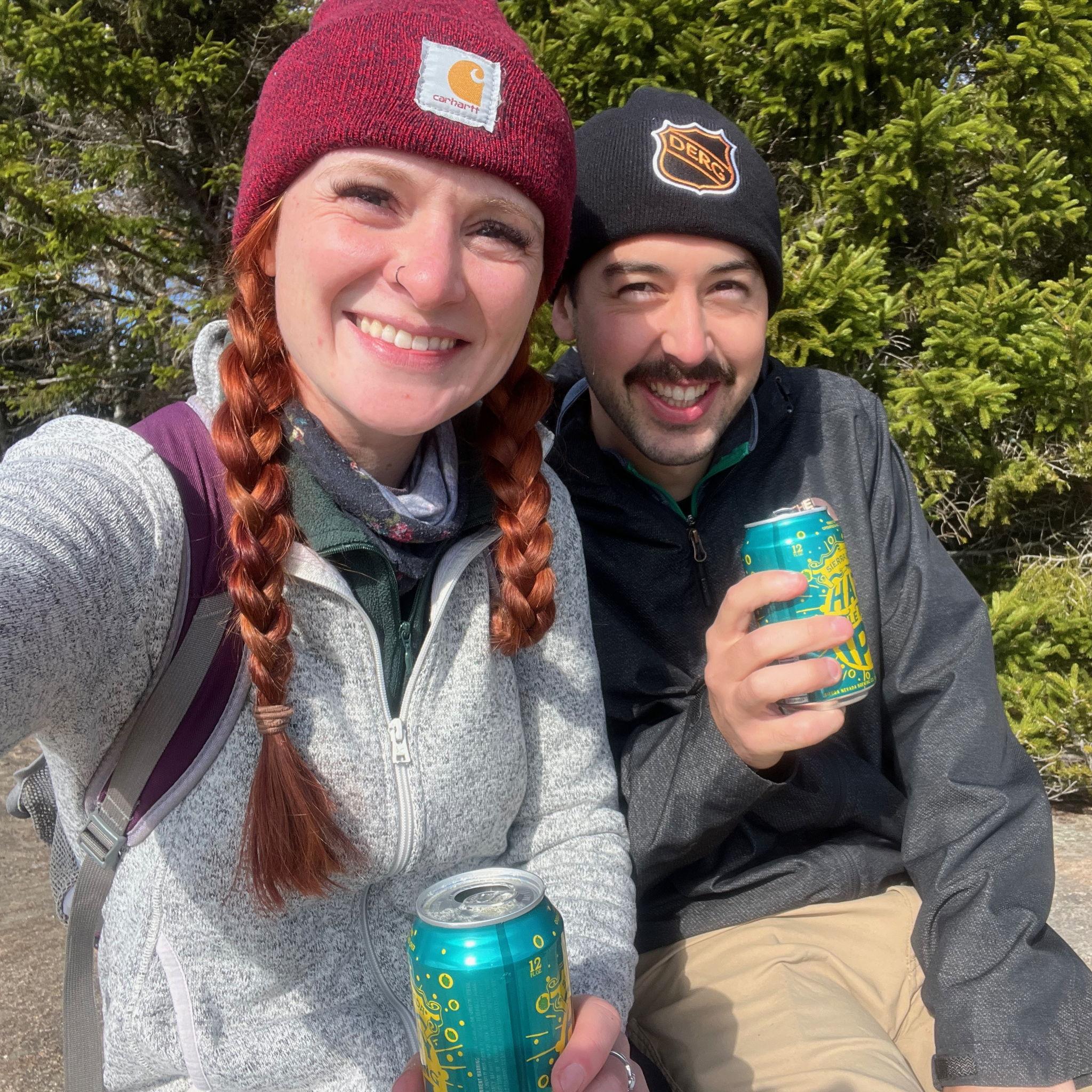 Our first summit beer together