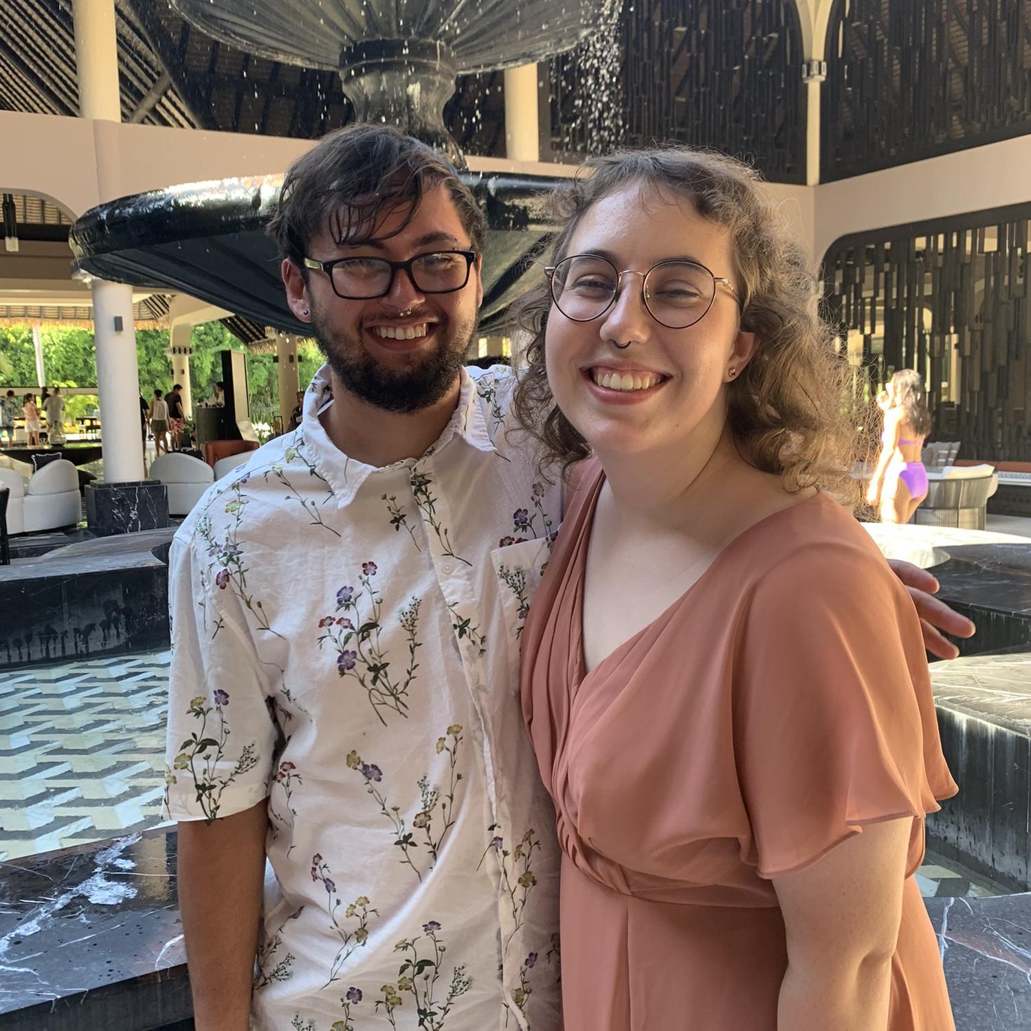 In Cancun for Cullen, Faith’s brother’s wedding.