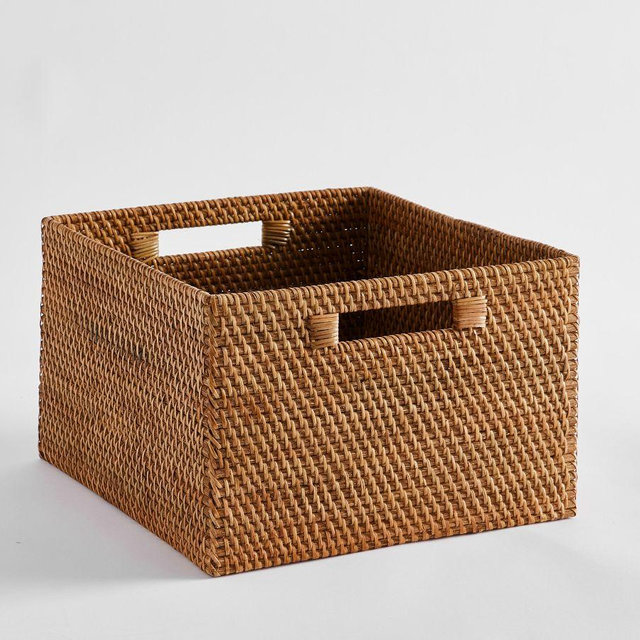 Tava Woven Utility Basket, Small - Honey