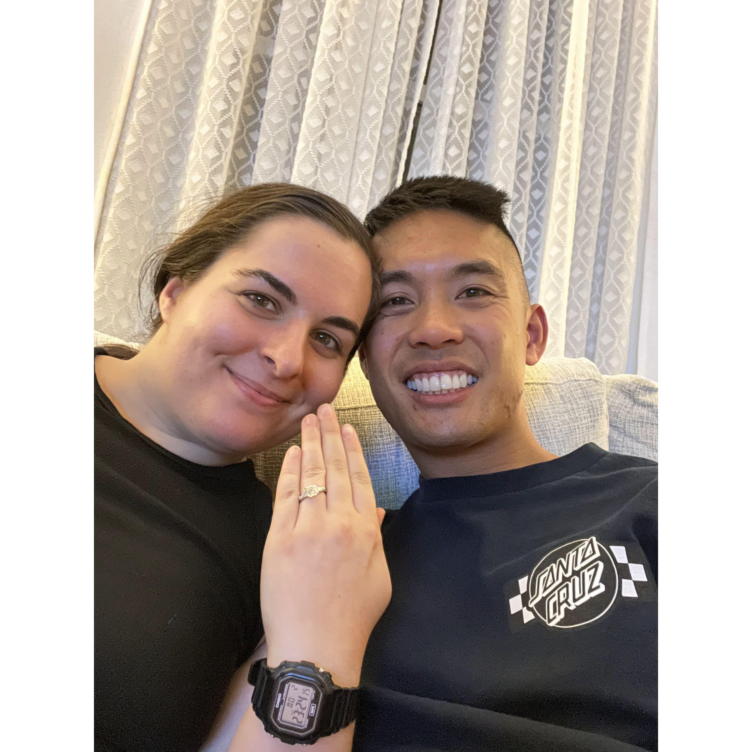 She said yes!
