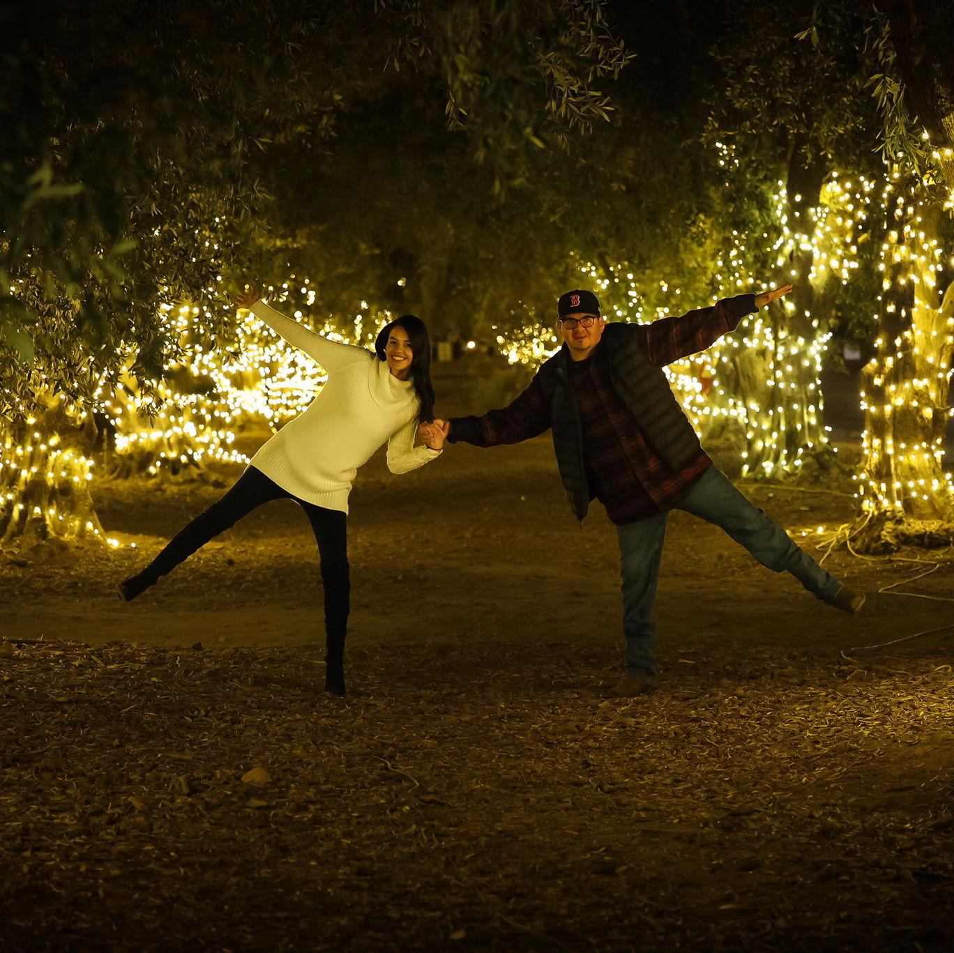 Our first Christmas as a couple. We spent the evening at Lavender Farm, surrounded by twinkling lights, laughter and love.