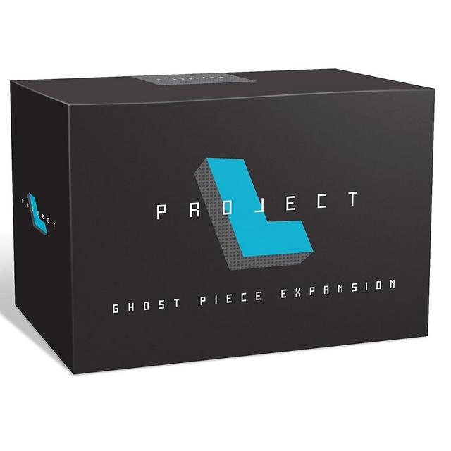 Boardcubator Project L: Ghost Piece Board Game Expansion - Bigger Puzzles, New Rewards, and Exciting Gameplay! Puzzle Strategy Game for Kids & Adults, Ages 14+, 1-5 Players, 20-40 Mins, Made