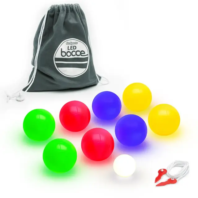 GoSports LED Bocce Ball Game Set - 85mm