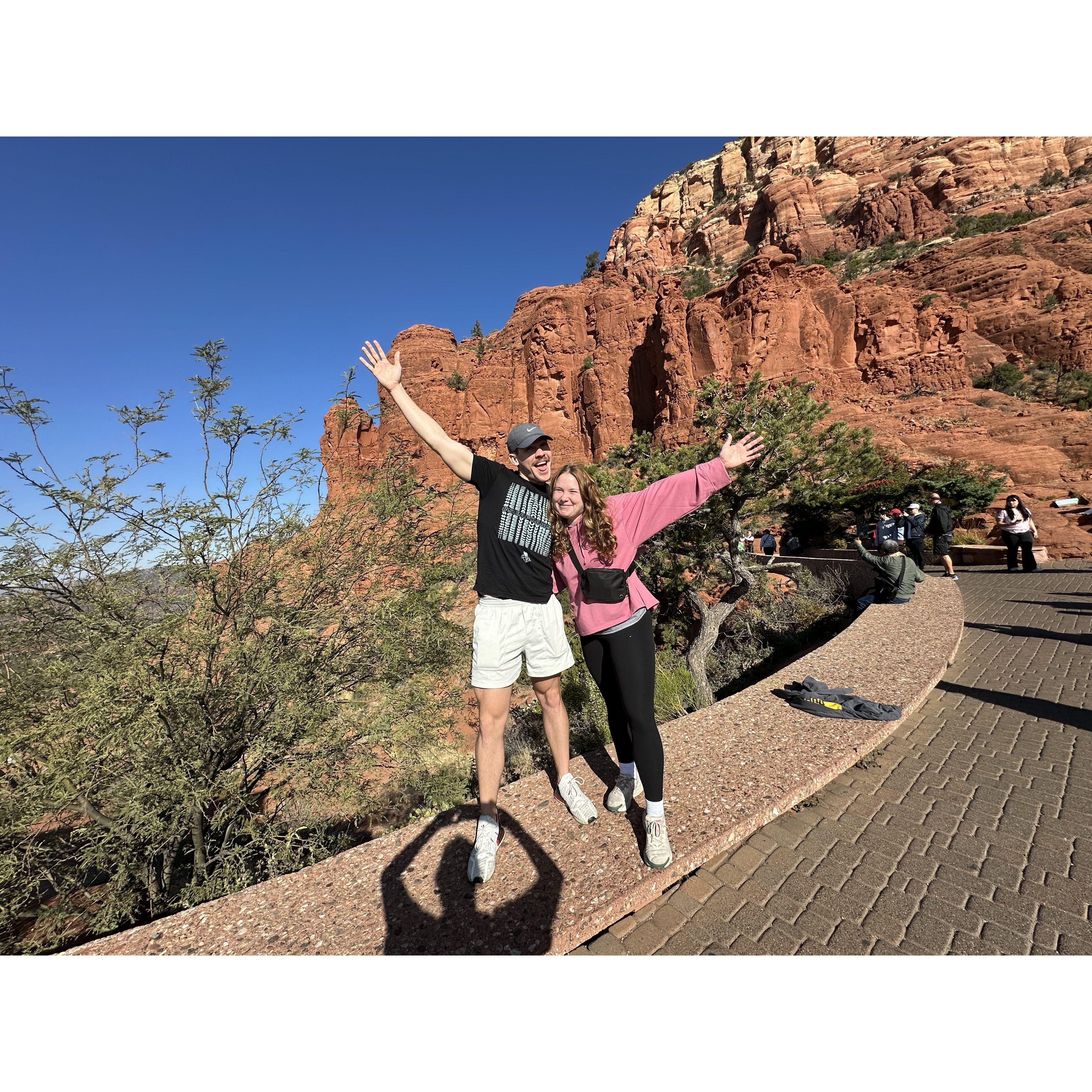 Us in Sedona, Arizona!