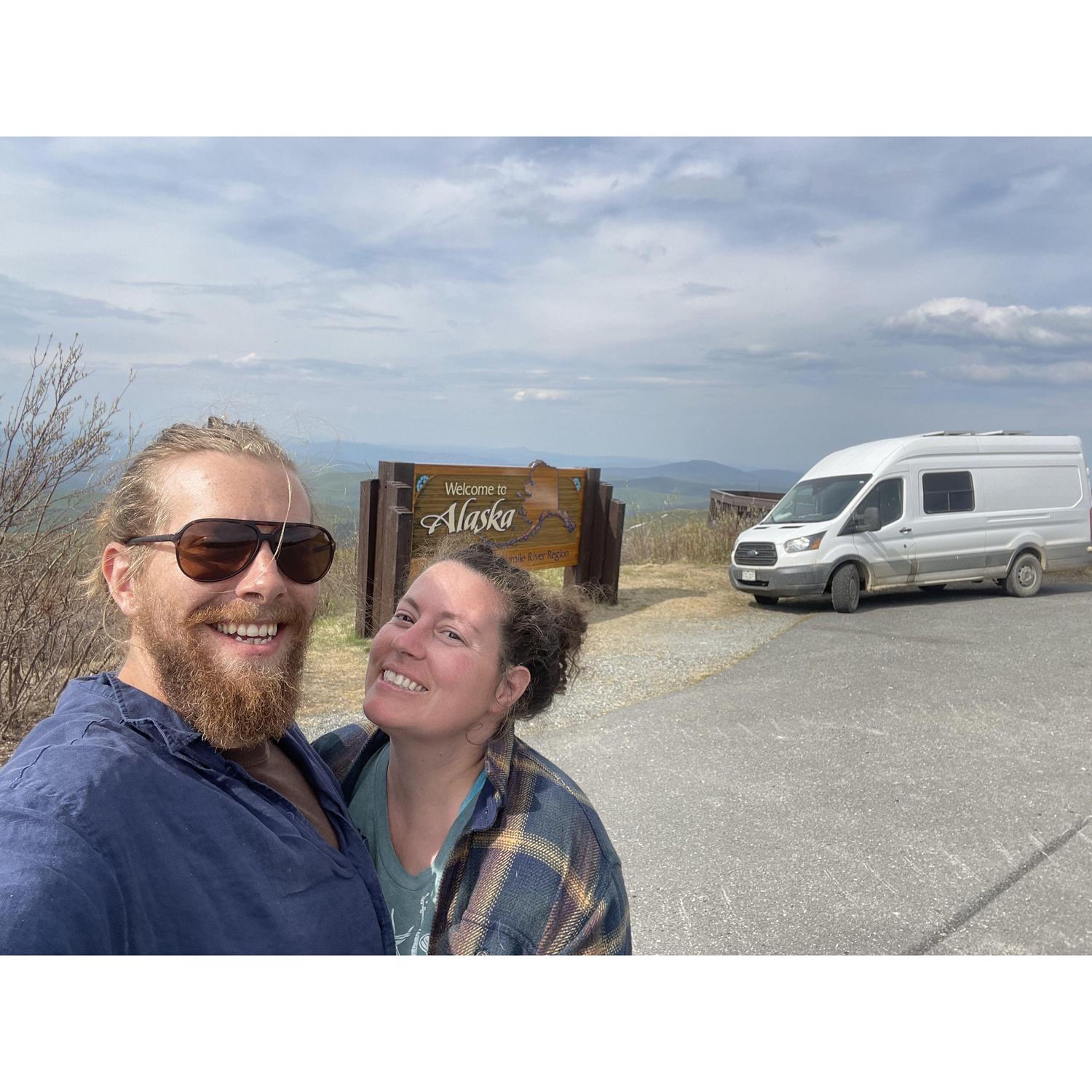 We drove Michelle's van all the way to Alaska and back