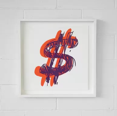 Andy Blank Cash Is King Print
