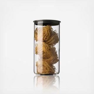 Flat Top Clear Juuri Storage Glass