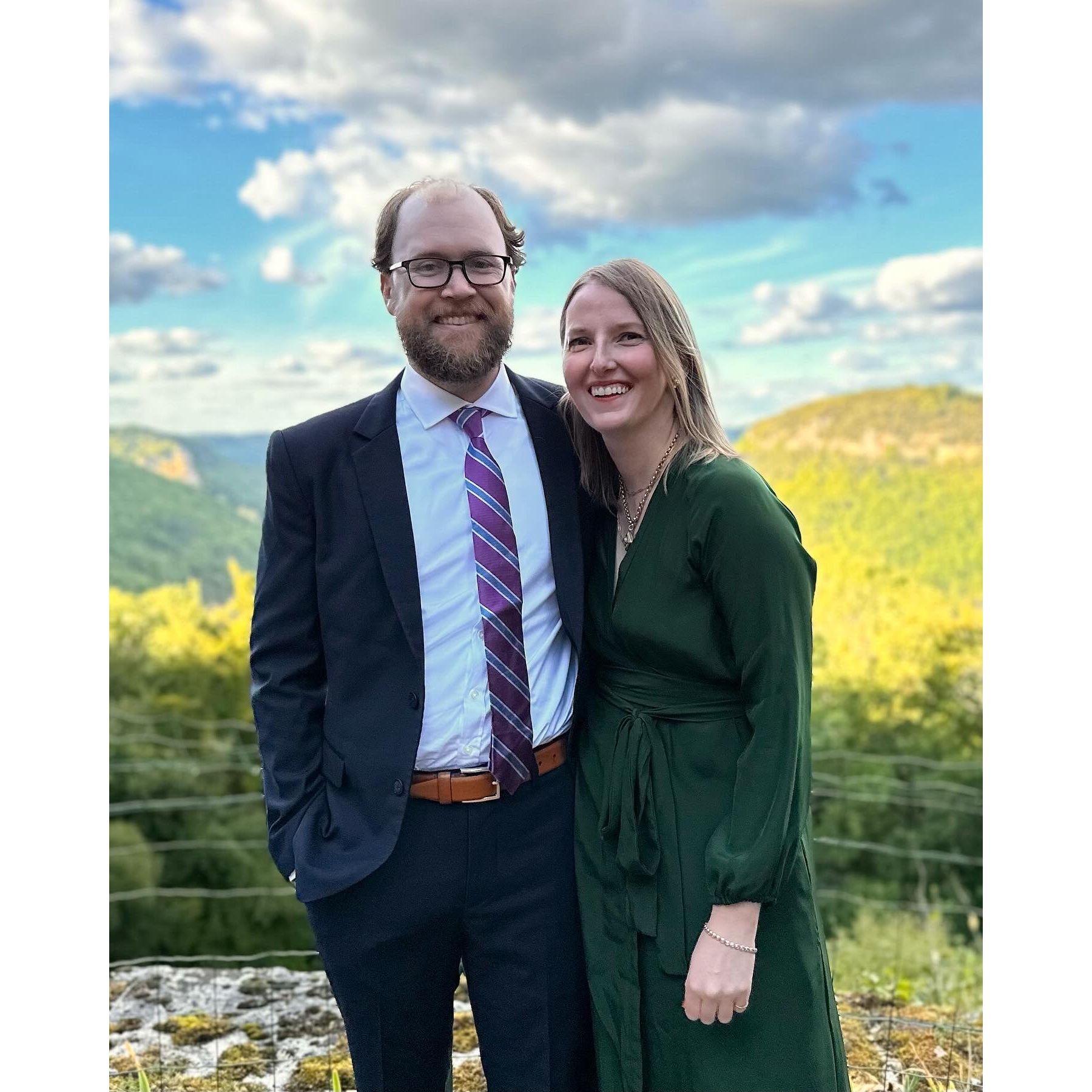 Celebrating at Bradley and Lance's wedding in France! (No wedding will ever top theirs, including ours, and we fully accept this)