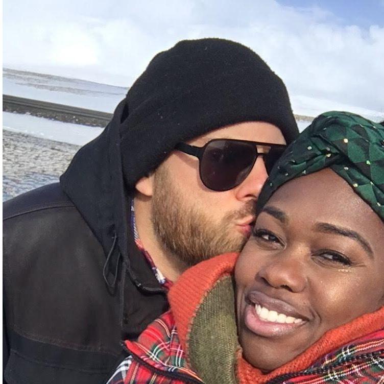 Derek & Alesa in Iceland.