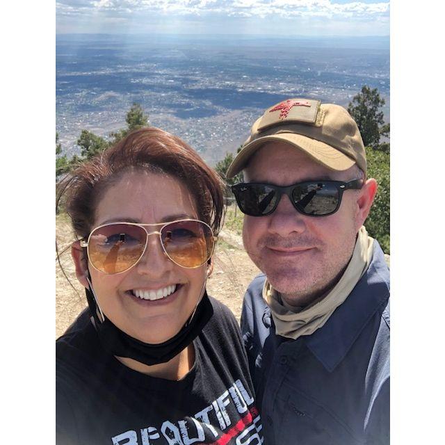 On top of the Sandia's