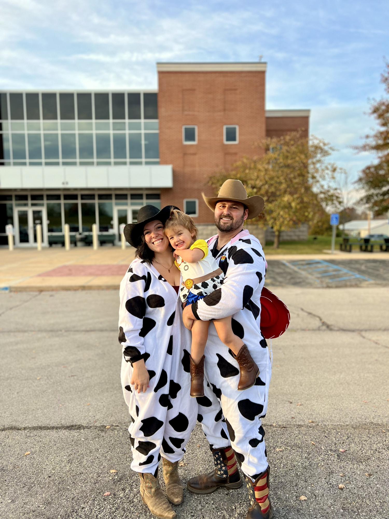 Our first Halloween that we were able to enjoy together since Tommy always works this day