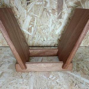 Solid Sapele Wood LP Record Holder. 70 Record Capacity. Hand Made in West Yorkshire. Order now for Christmas Gift delivery!