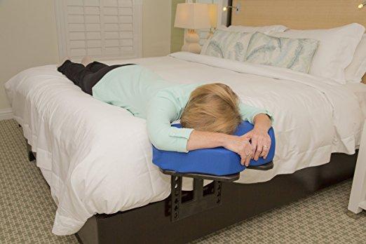 TheraPosition Face Down Pillow Positioner with Batwing Pillow and Hardware