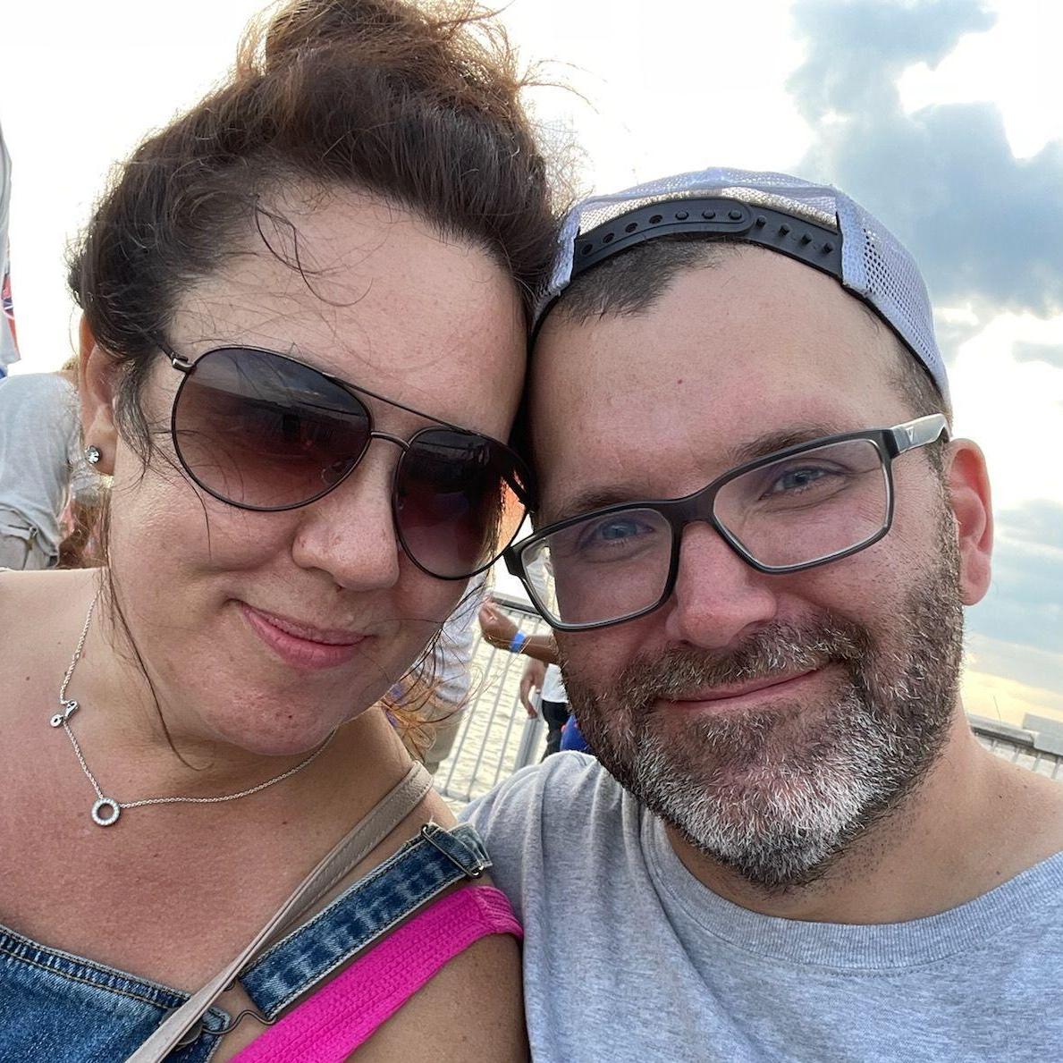 Day trip to Coney Island (This must have been BEFORE we went on the roller coaster!)