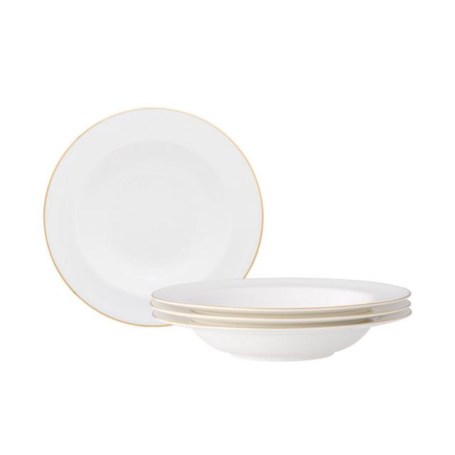 Noritake Accompanist Set of 4 Soup Bowls, Service For 4