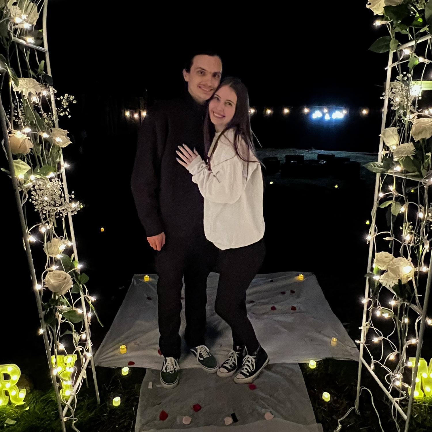 The day we got engaged!!