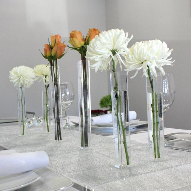 Lucite Magnetic Bud Vase