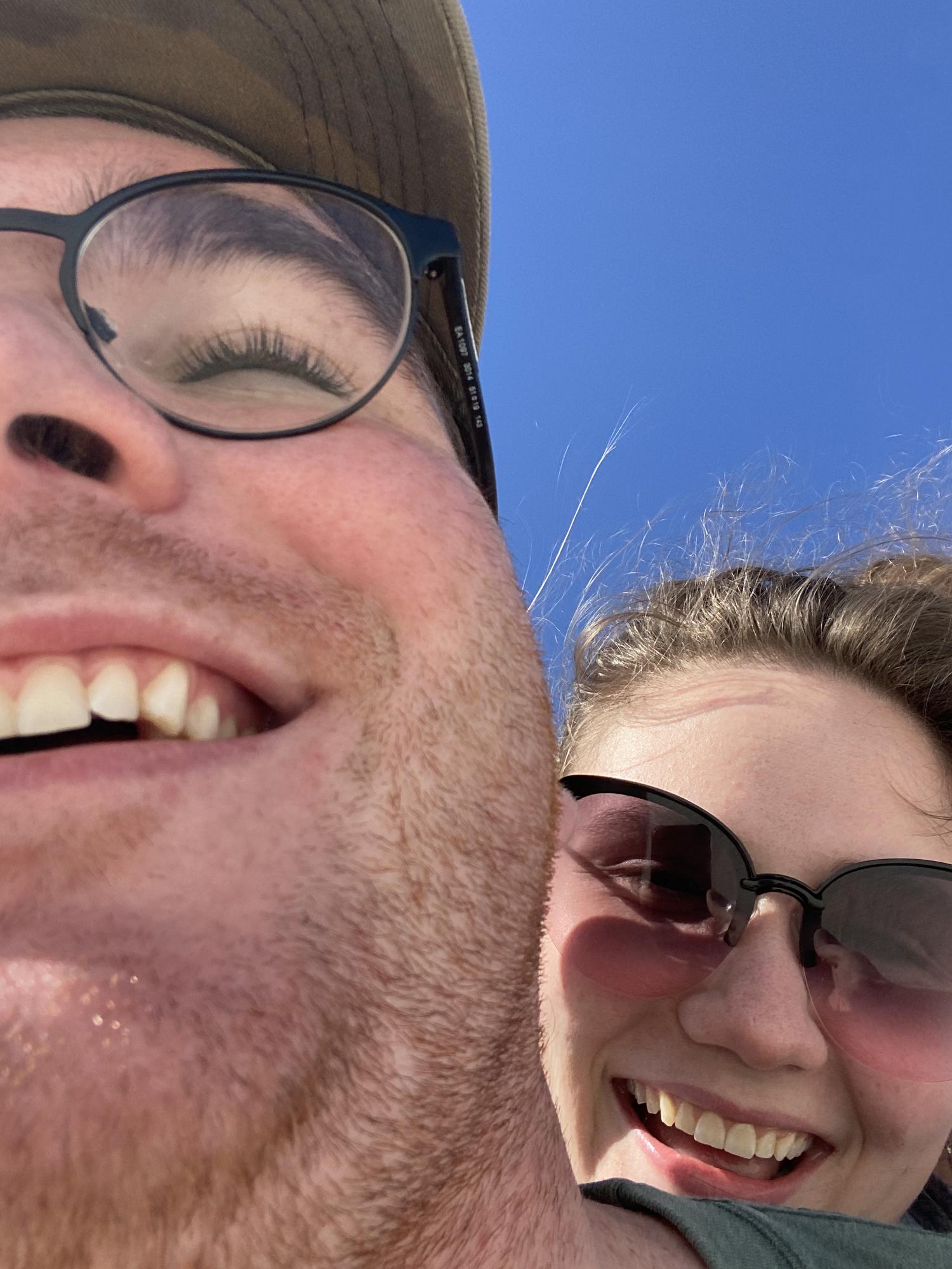 one year anniversary beach trip!