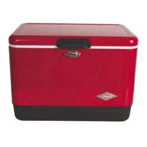Red Vintage 54-Quart Steel Belted® Coleman Cooler