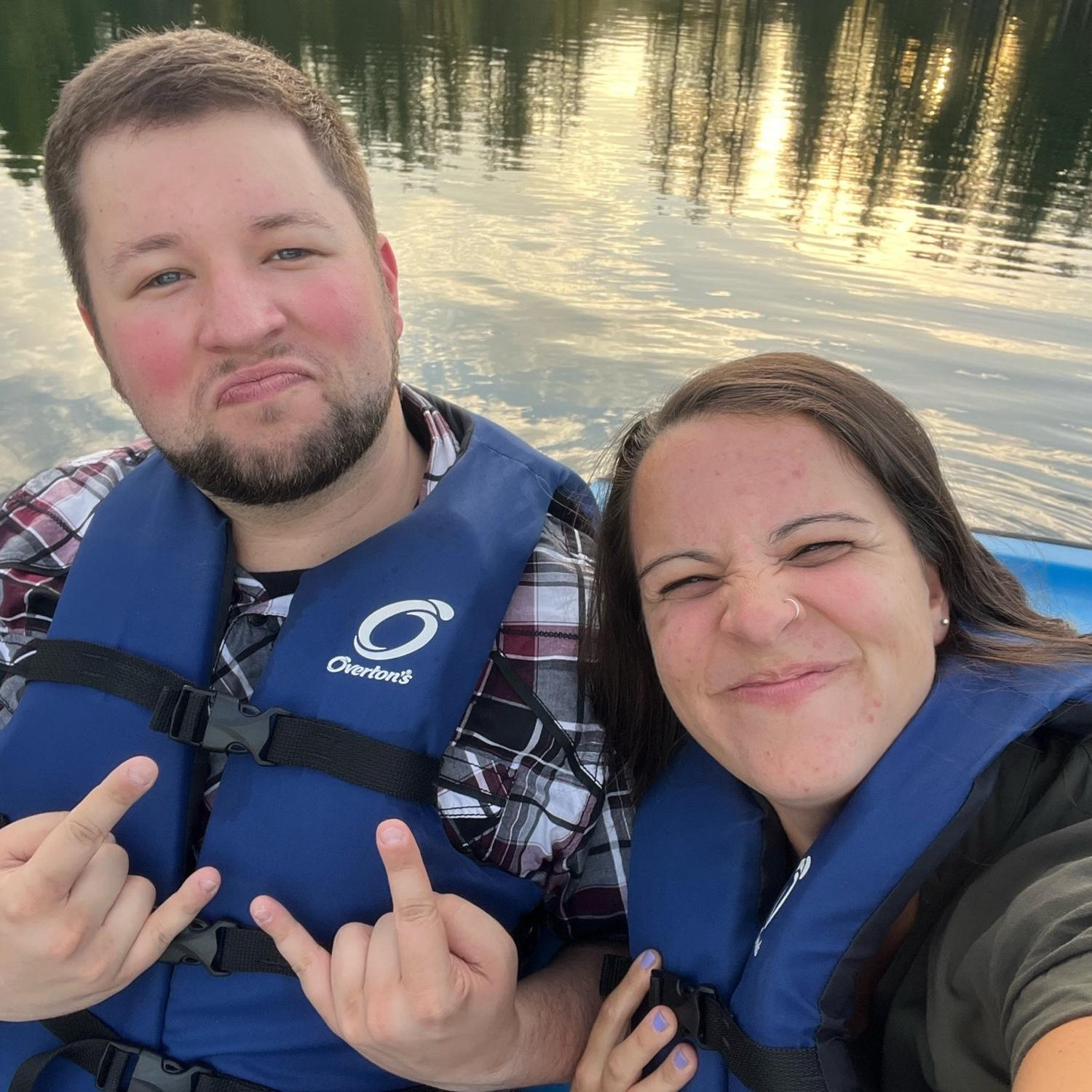 I love this one! Being silly on a boat