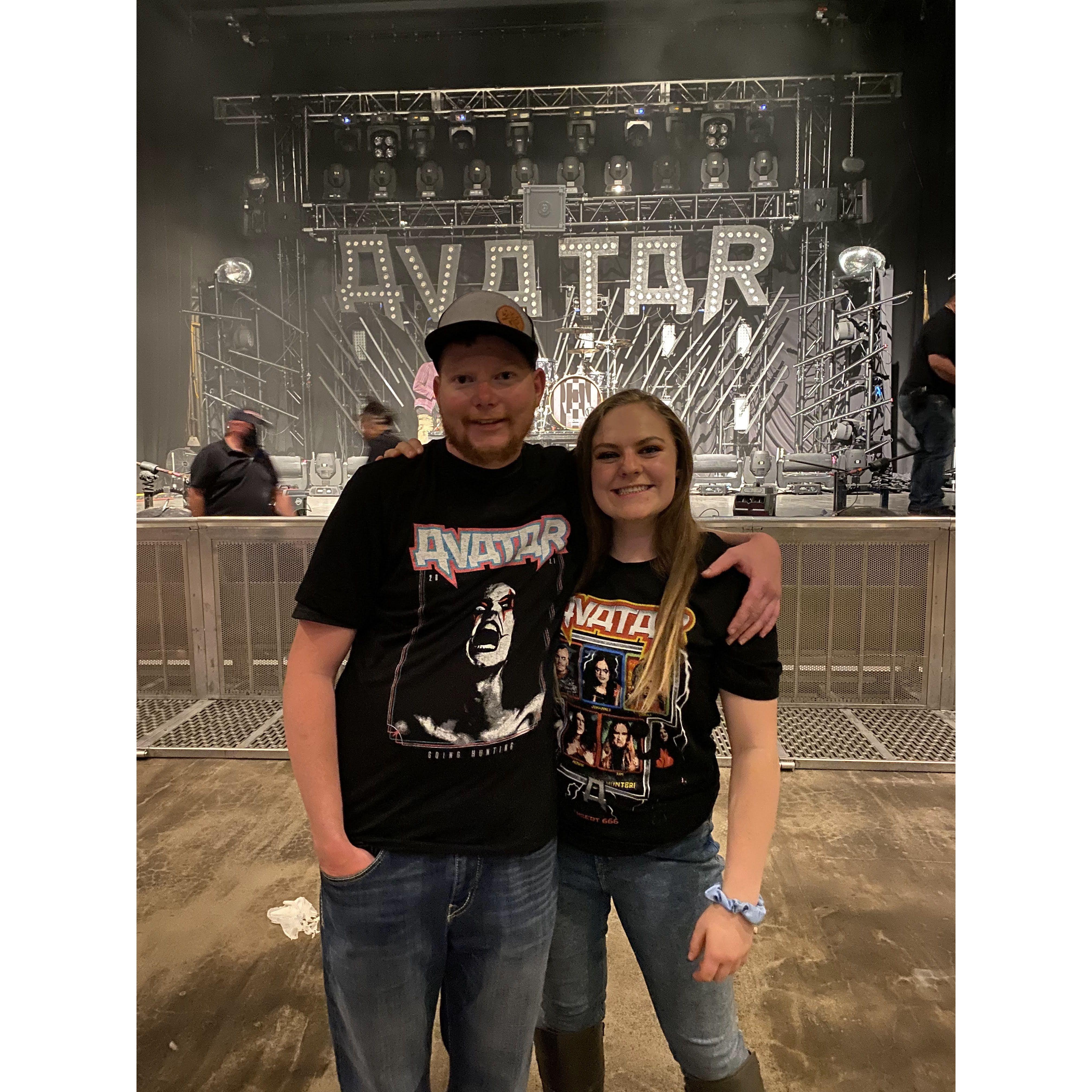 We love going to concerts.