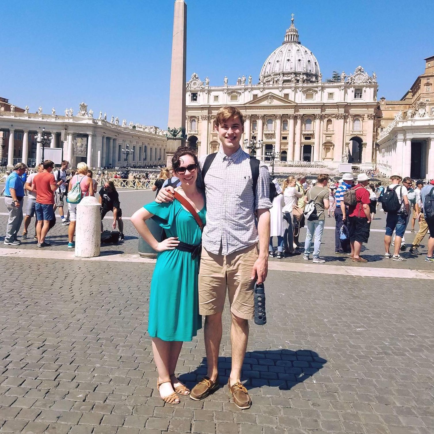 First summer together, in Rome!