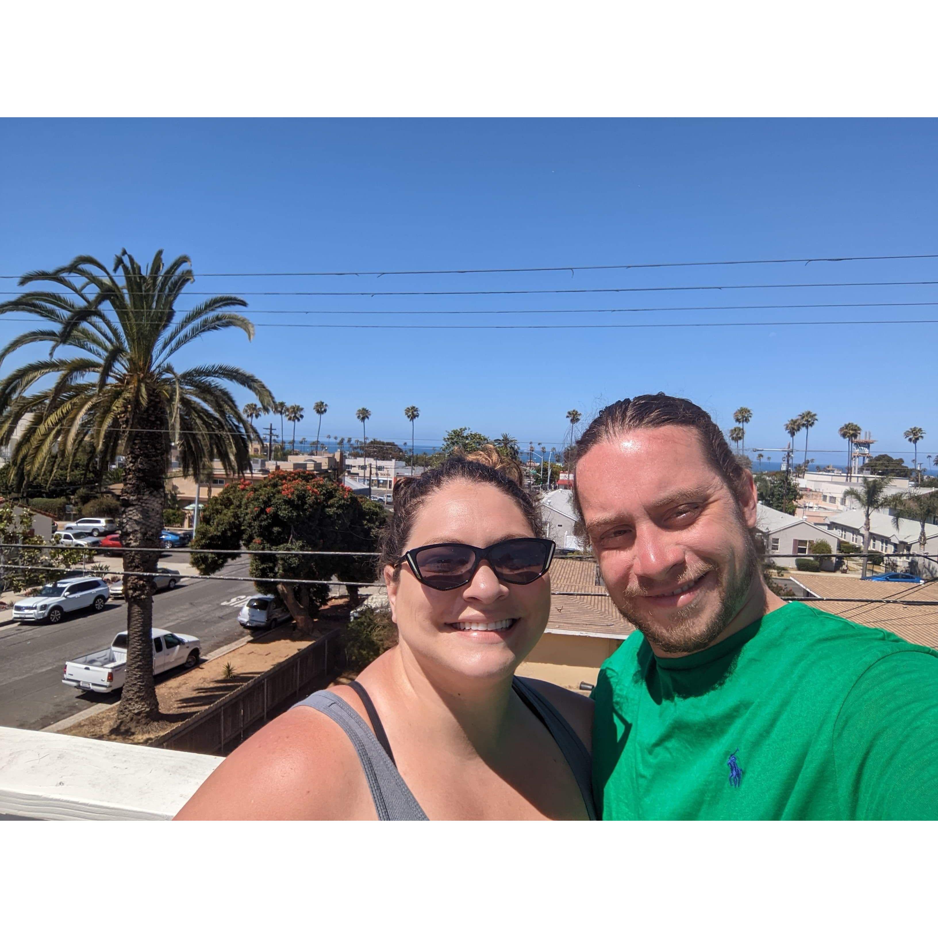 We have so much fun no matter where we are! (Oceanside, CA)