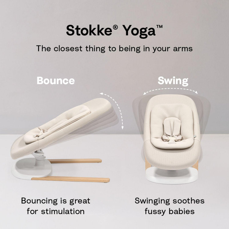 Stokke Yoga Baby Bouncer & Swing - Light Sand