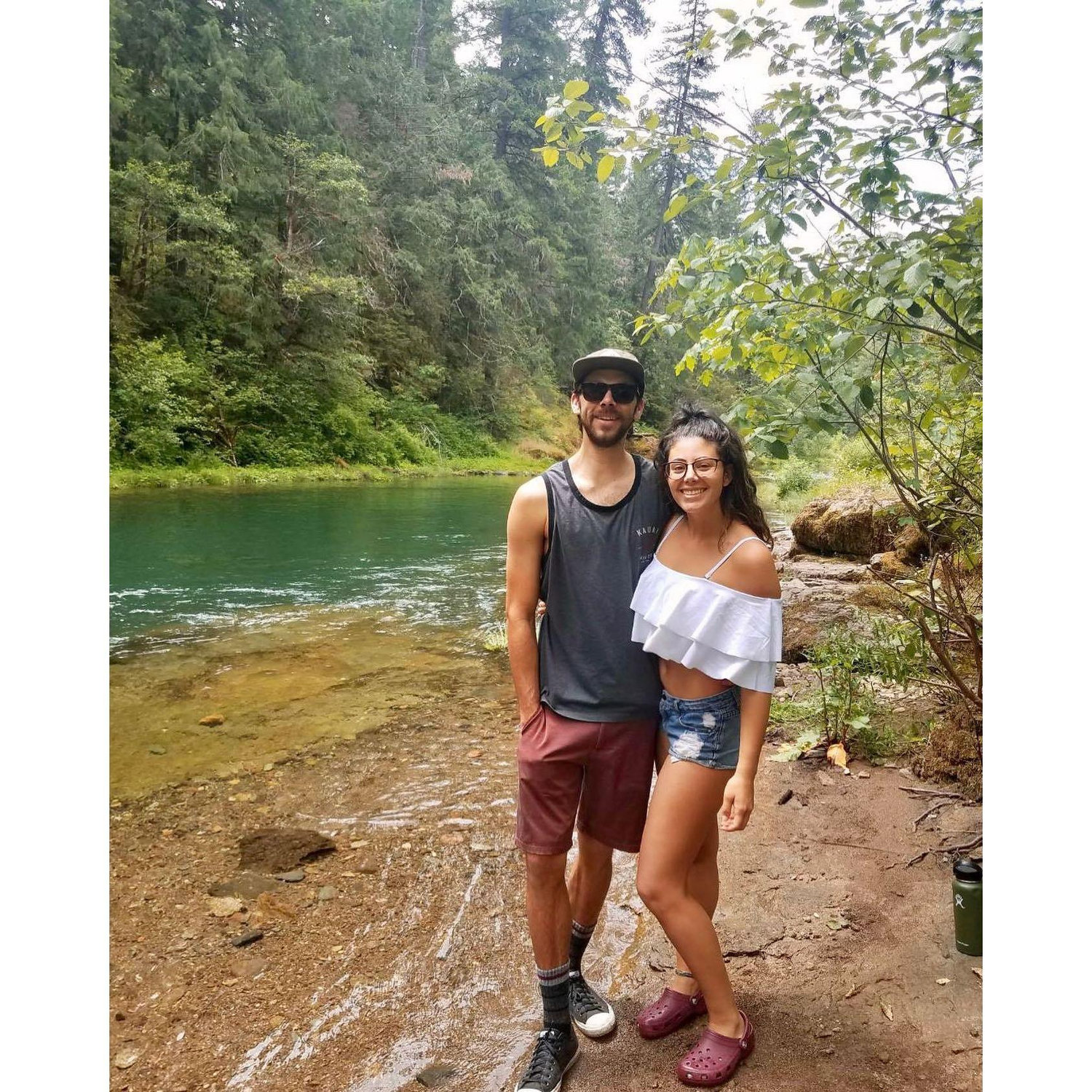 Guess What! This photo was taken on one of the rivers near Steamboat Falls!