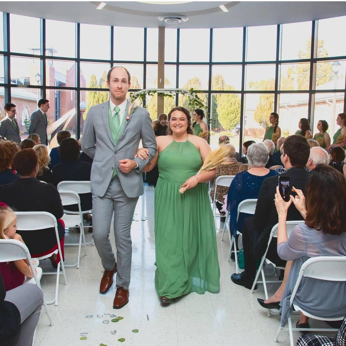 The First Time We Walked Down an Aisle Together.
