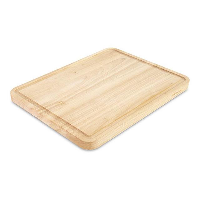 KitchenAid Classic Wood Cutting Board, 11x14-Inch, Natural