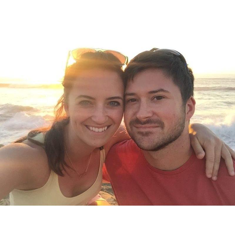 At the beach in San Diego. Our first ever trip together 2016