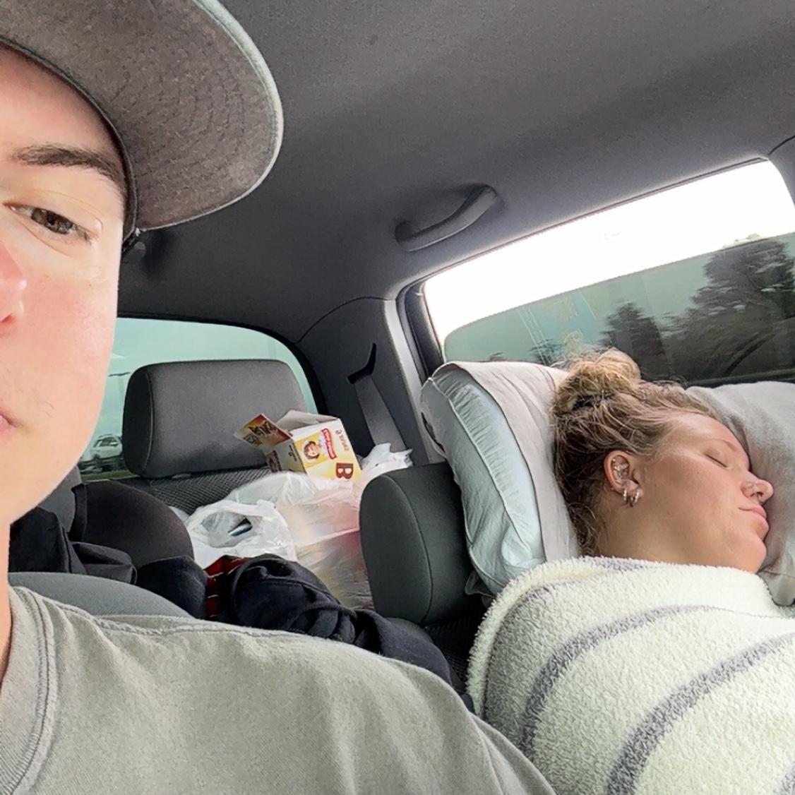 Passenger princess on road trips