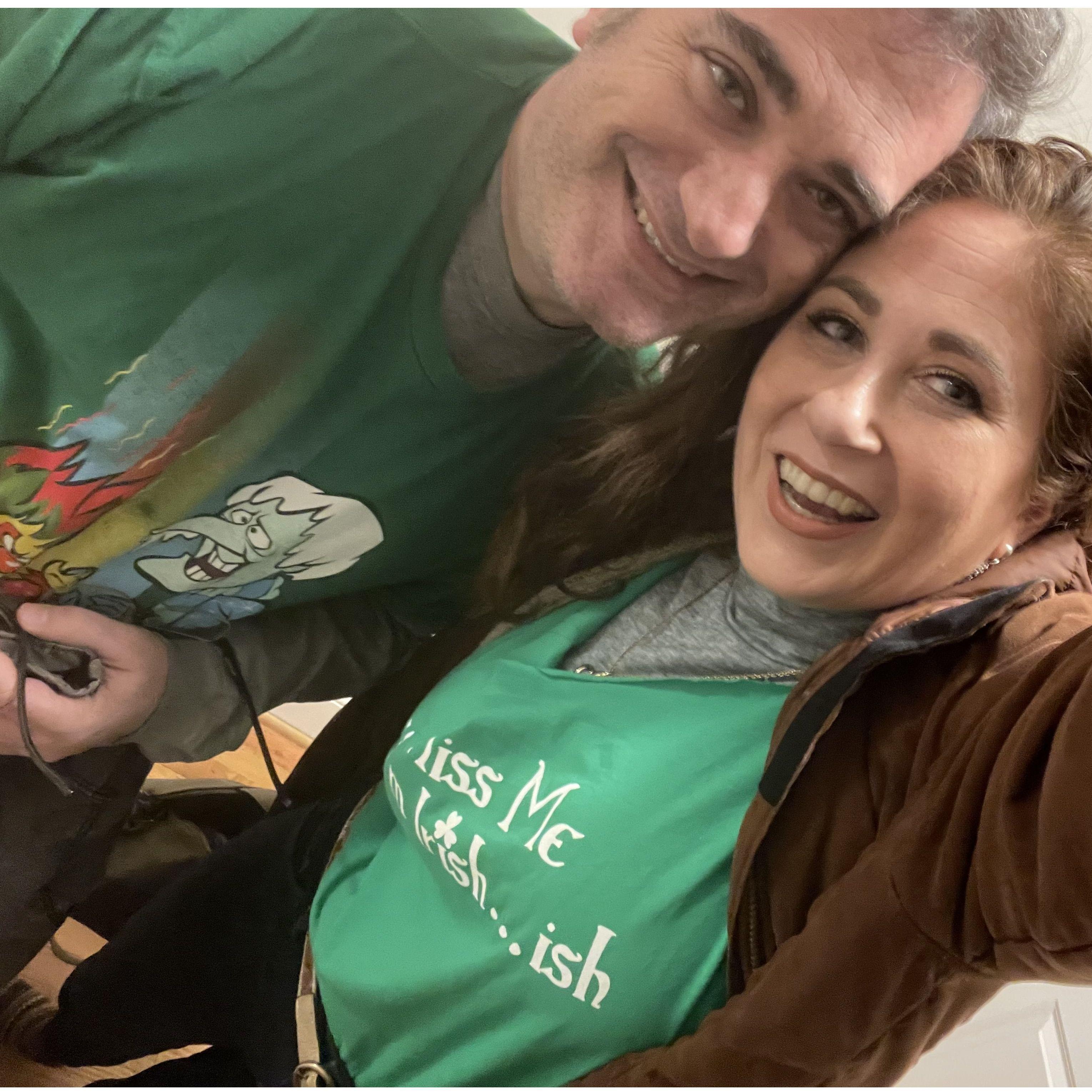Feeling lucky to be together on St Patrick's Day 2021