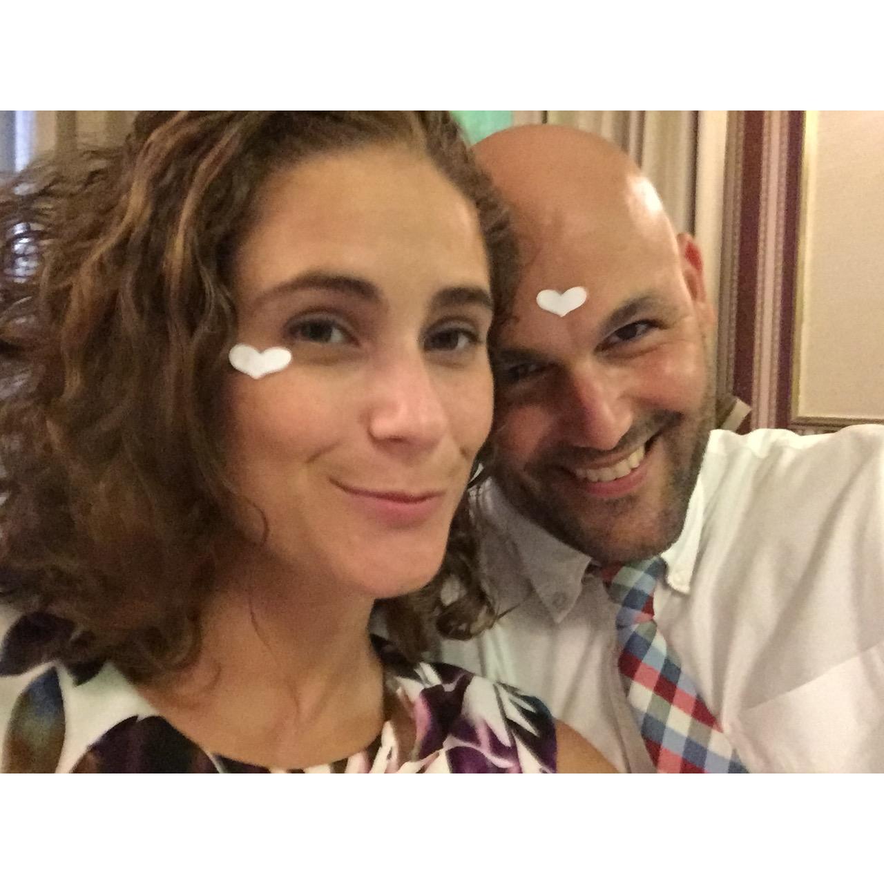 after a wee bit too much vodka at Bartek & Zuza's wedding in Poland