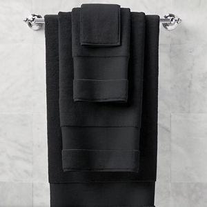 Black Bath Towels