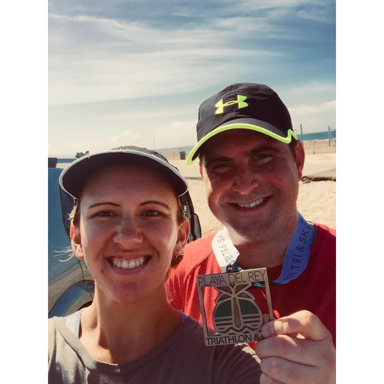 James' First Sprint Triathlon