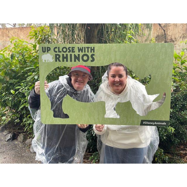We touched a Rhino... Dugan was so nice