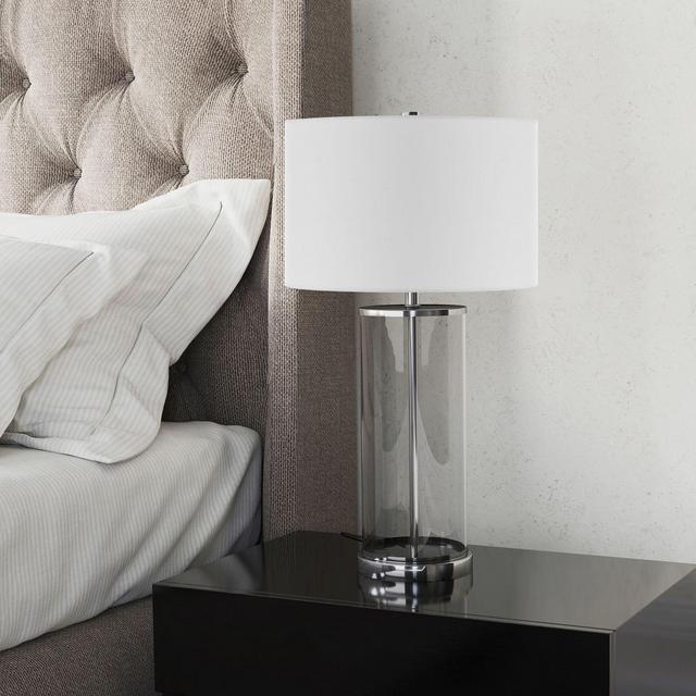 Hudson&canal Rowan Table Lamp in Silver
