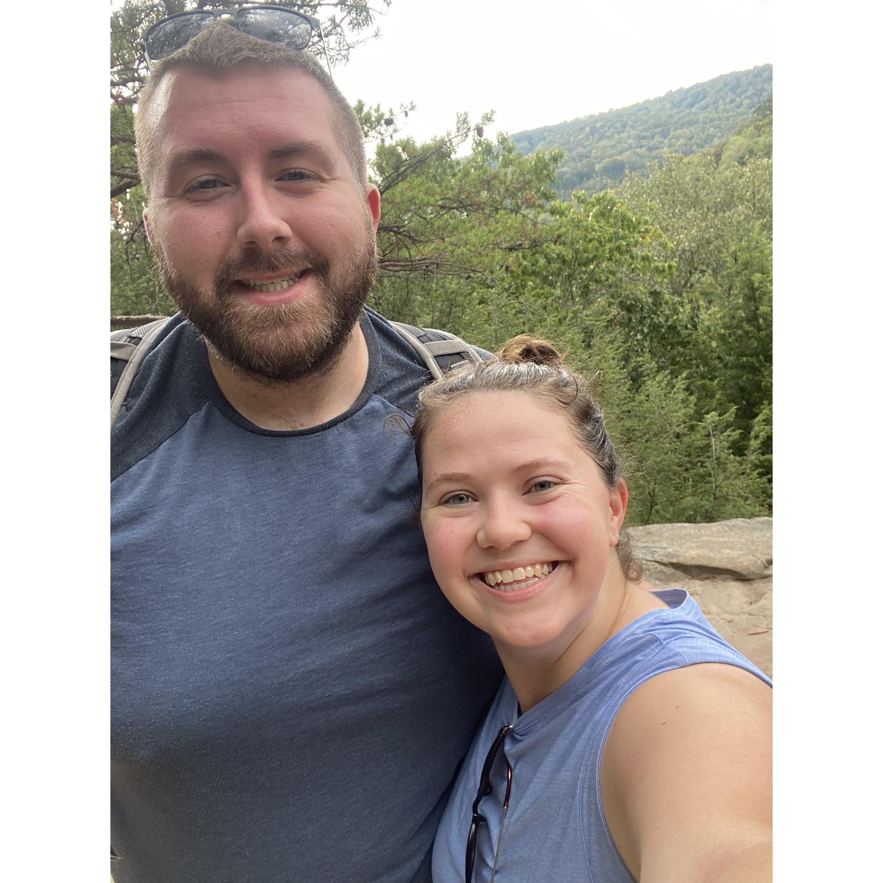 Hiking at Hocking Hills