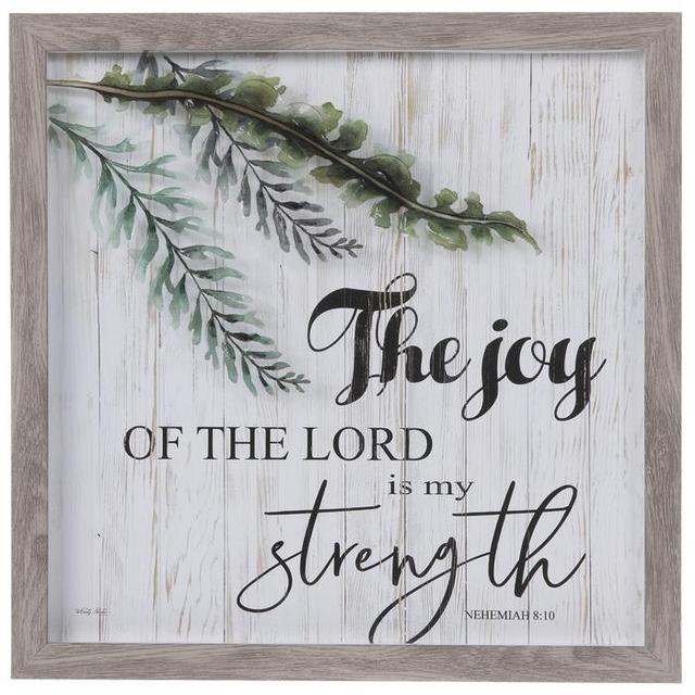 Nehemiah 8:10 Framed Wall Decor