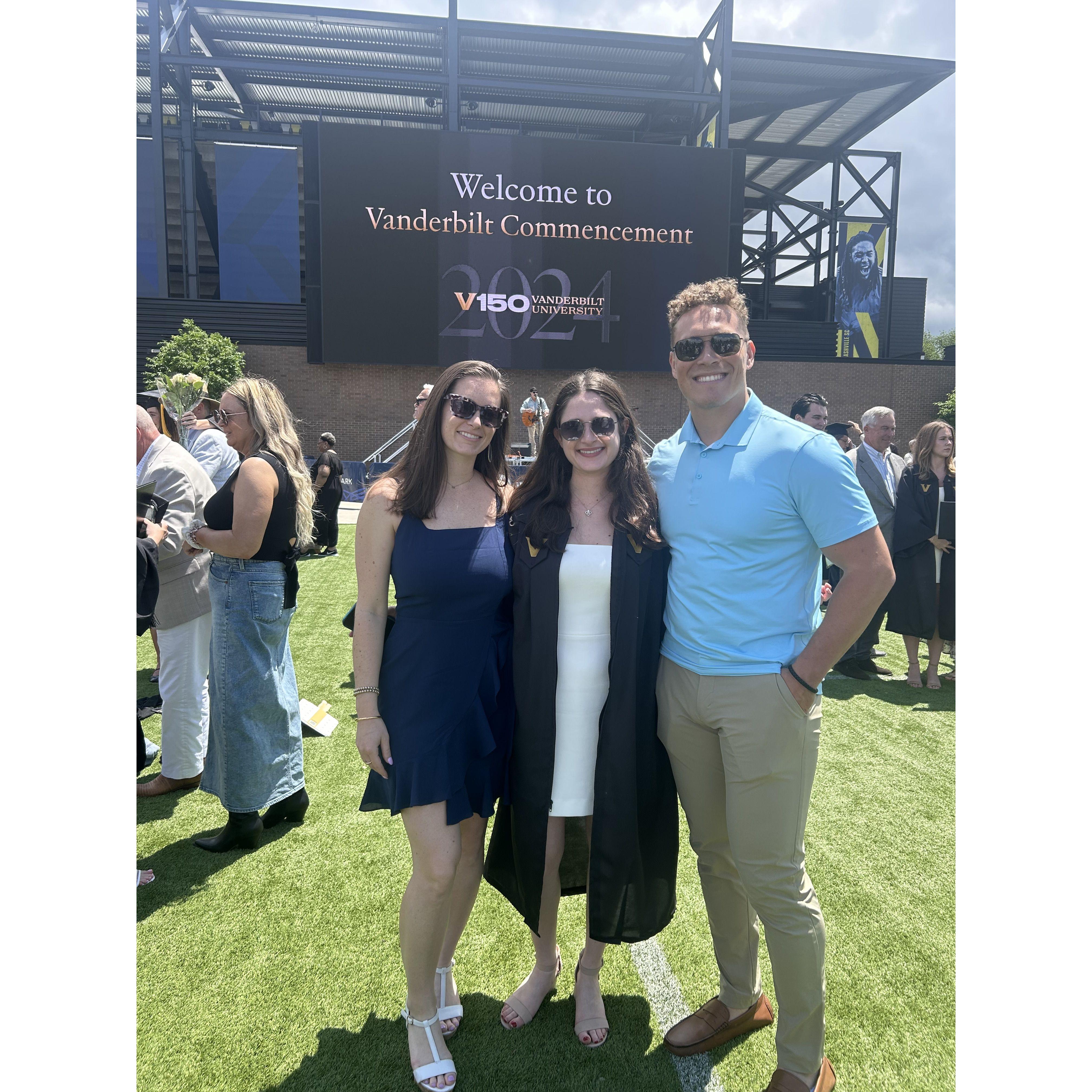 Lauren's college graduation from Vanderbilt!