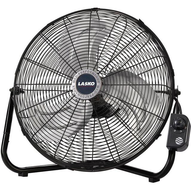 Lasko 2264QM 20-Inch Max Performance High Velocity Floor/Wall mount Fan, Black