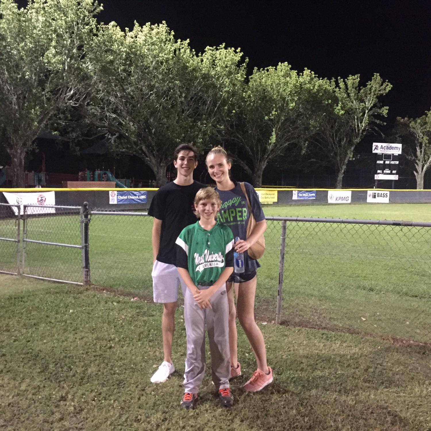 Wyatt’s Little League Baseball Game