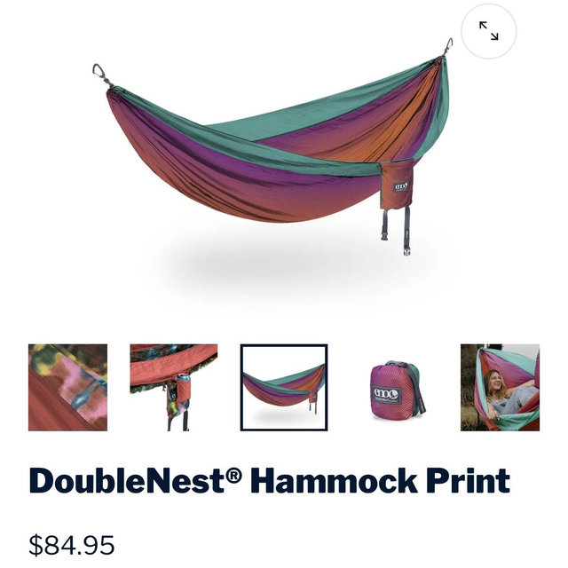 Eno DoubleNest® Hammock Print - Fade/Seaglass