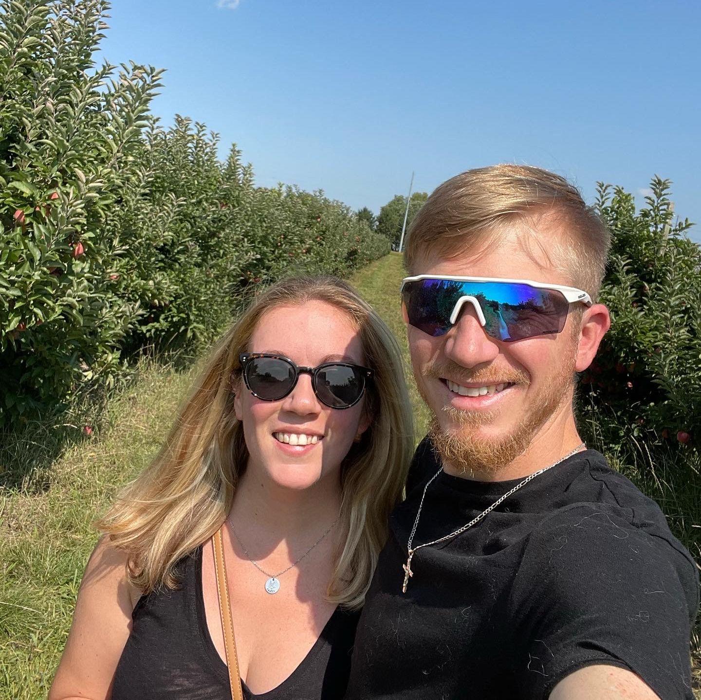 Our ABCs dates begin with an apple-picking trip to Tuttle Orchards.