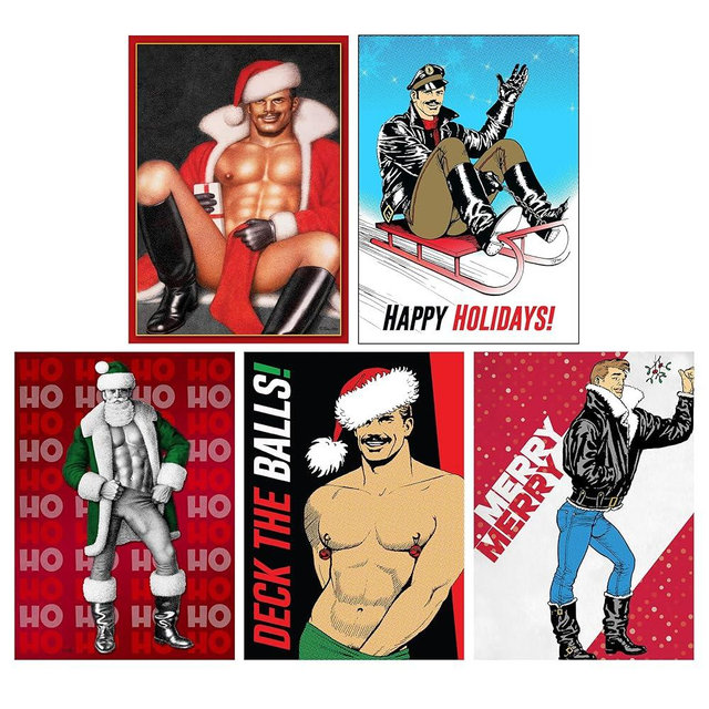 Tom of Finland Christmas Holiday Card Pack