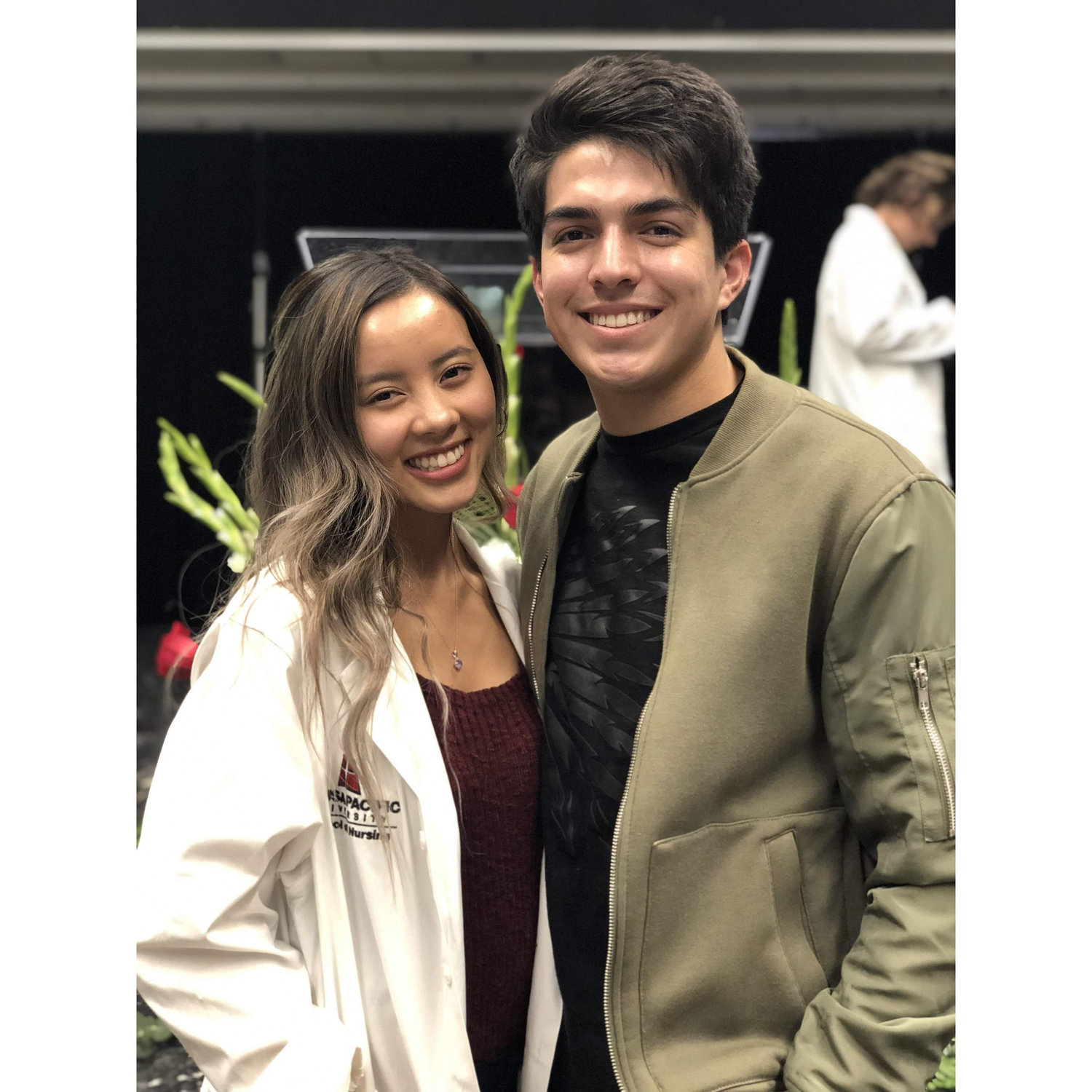 January 25, 2019 - Michelle's nursing school white coat ceremony